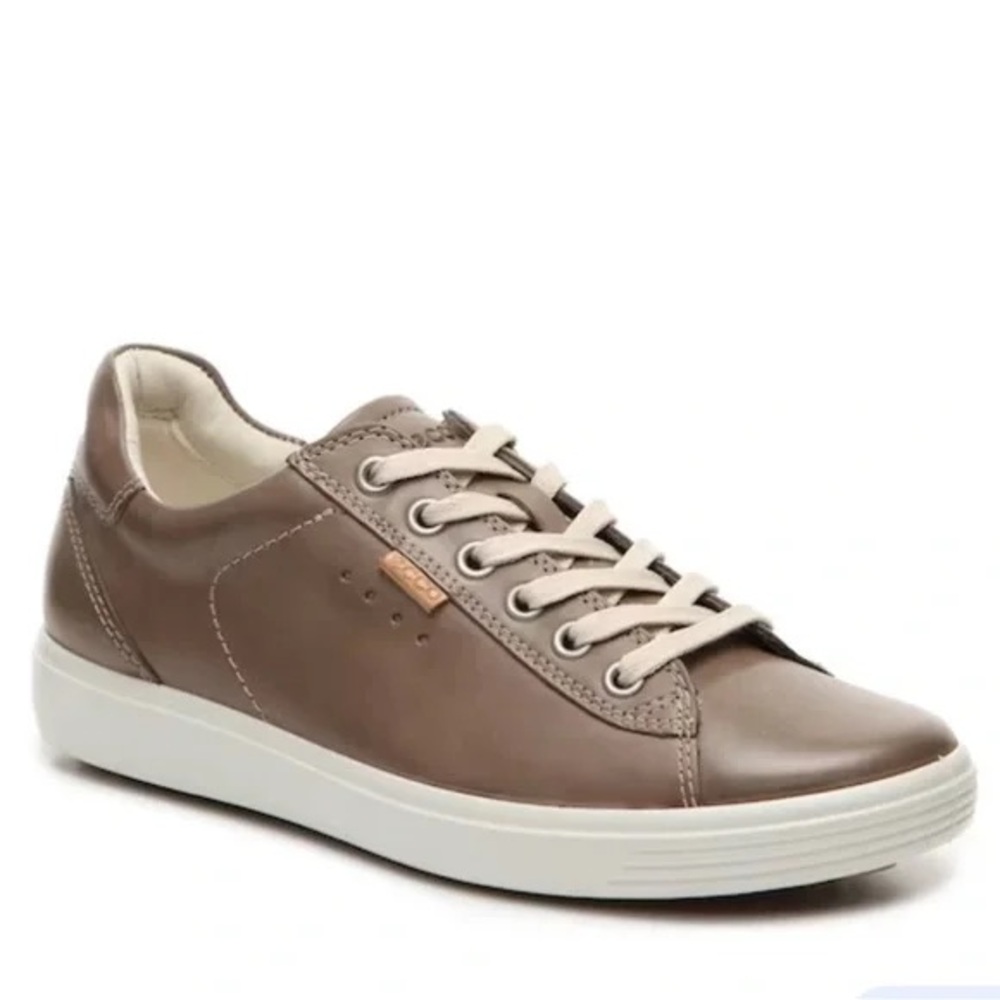 ECCO | VGUC Soft 7 Women’s Leather Lace Up Sneaker Shoe Classic, Size 9